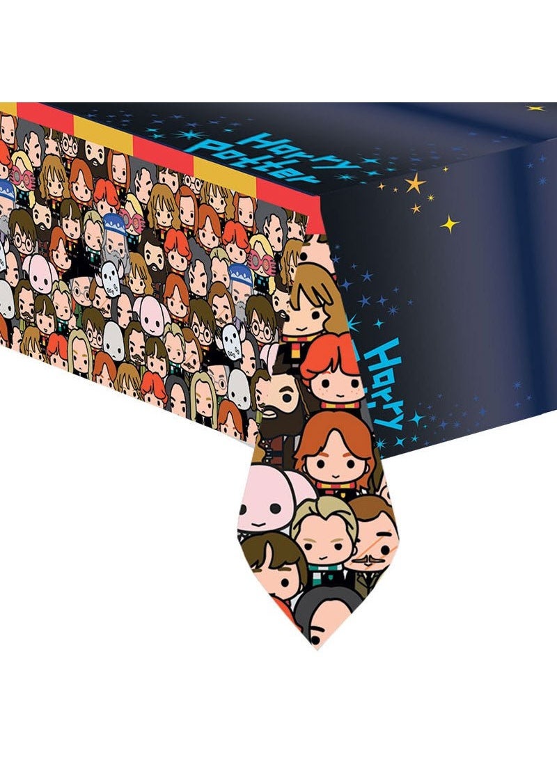 ريثمولر مفرش طاولة بلاستيكي بشخصيات هاري بوتر، مقاس 180×120 سم - Image 1