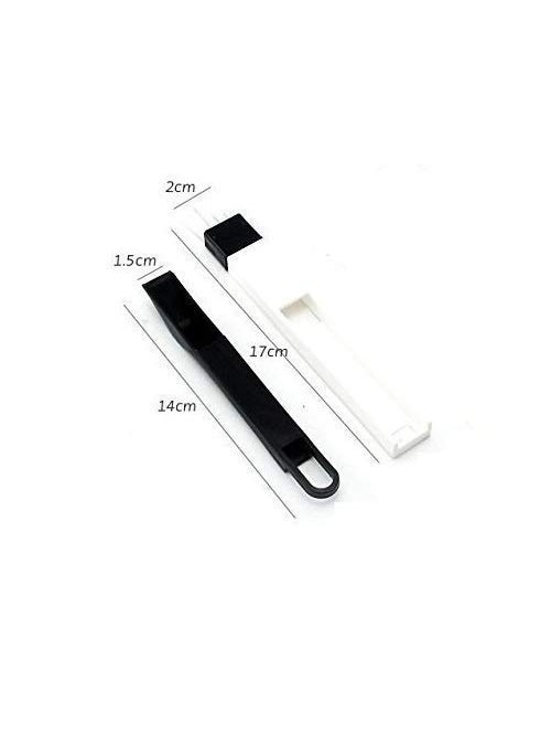 TOP SELECT Top Select Tiny Dust Cleaning Brush for Window Framewith Mini Dustpan Pack of 1 Black  - Image 2