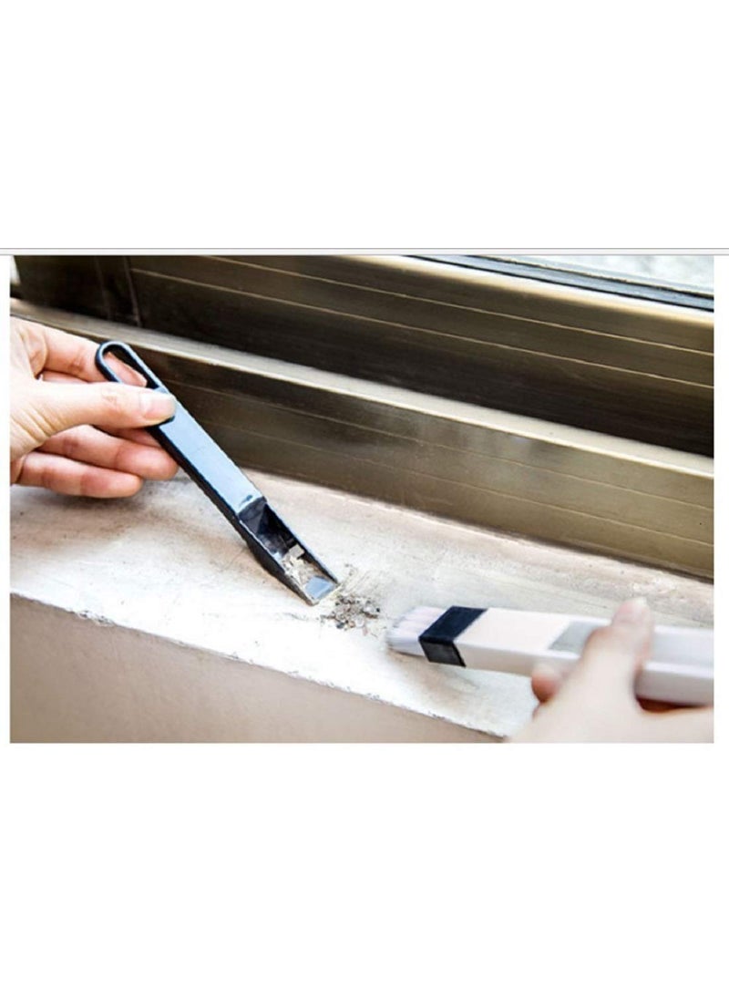 TOP SELECT Top Select Tiny Dust Cleaning Brush for Window Framewith Mini Dustpan Pack of 1 Black  - Image 5