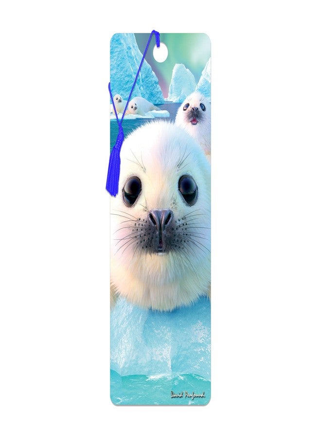 3D LiveLife Bookmark - Seal Pups from Deluxebase. Cute Lenticular Seal Page Marker. Animal Themed Accessories for Book Lovers. Small Gifts for Men, Women, Writers and Teachers. - Image 1