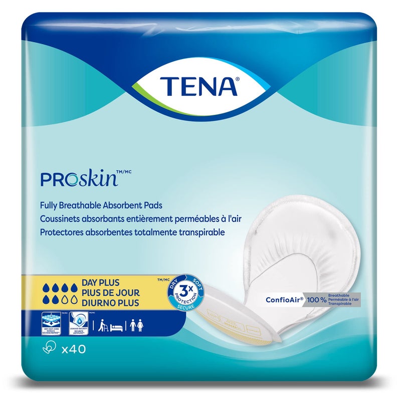 TENA Day Plus Disposable Incontinence Liners Heavy Absorbency Adult Unisex 24 L 40 Count 40 Packs 40 Total