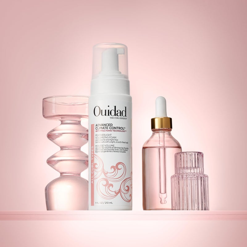Ouidad Advanced Climate Control Volumizing Foam - 7 fl oz, Lightweight Hair Styling Foam, Anti-Frizz Nano Technology, Adds Volume, Fights Frizz & Defines Curls, Crunch-free Hold, For All Curl Types - Image 4