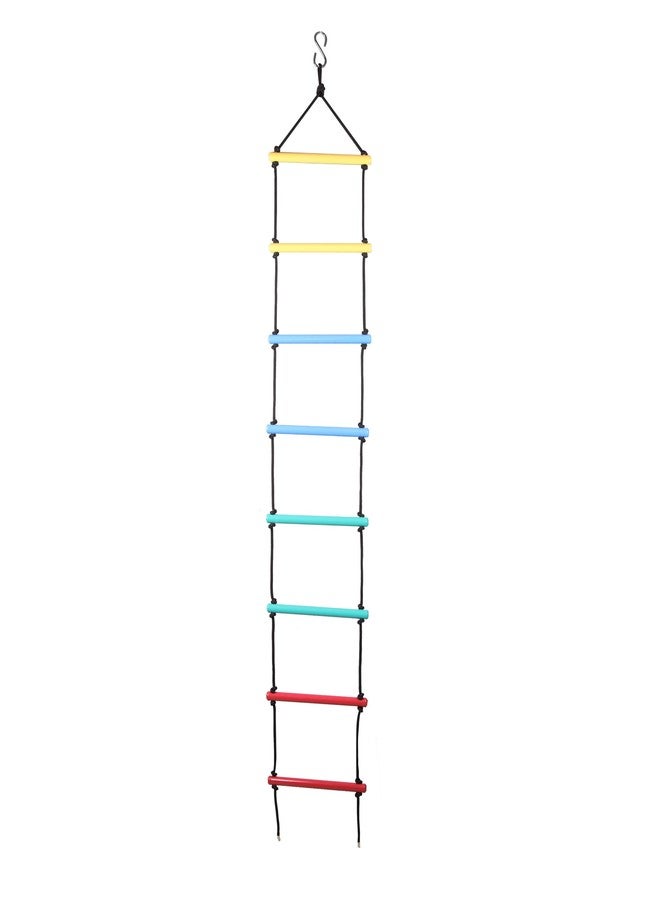 BOFFLE Rope Climbing, Rope Ladder for Kids for Physical Activity, Ninja Obstacle Ladder for Kids, Indoor Outdoor for 3 to 10 Years - Image 1