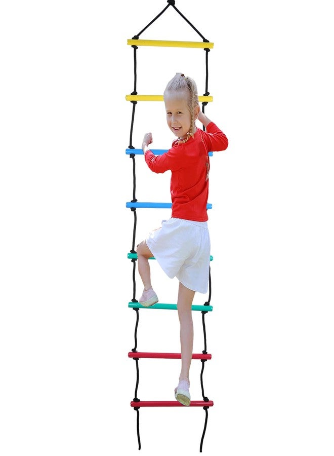 BOFFLE Rope Climbing, Rope Ladder for Kids for Physical Activity, Ninja Obstacle Ladder for Kids, Indoor Outdoor for 3 to 10 Years - Image 2