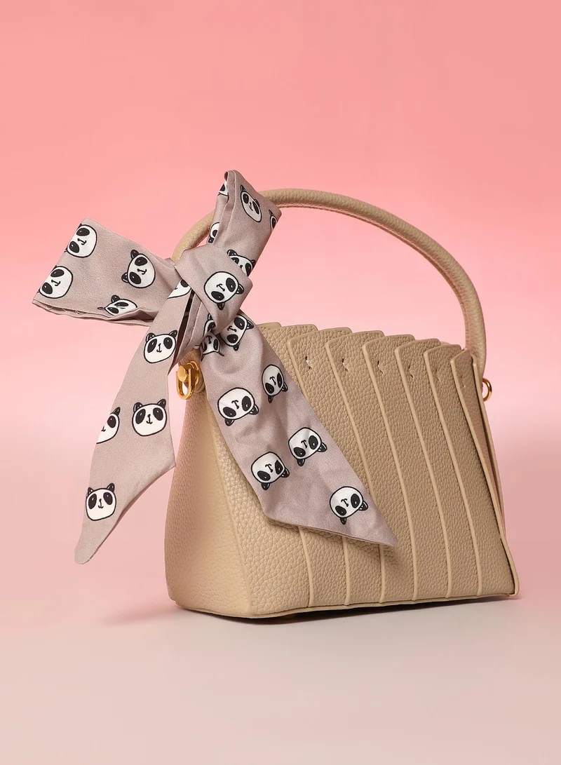 صوص هاوت شنطة بحمالة عادي انيقة من جلد نباتي بإغلاق سحاب للنساء