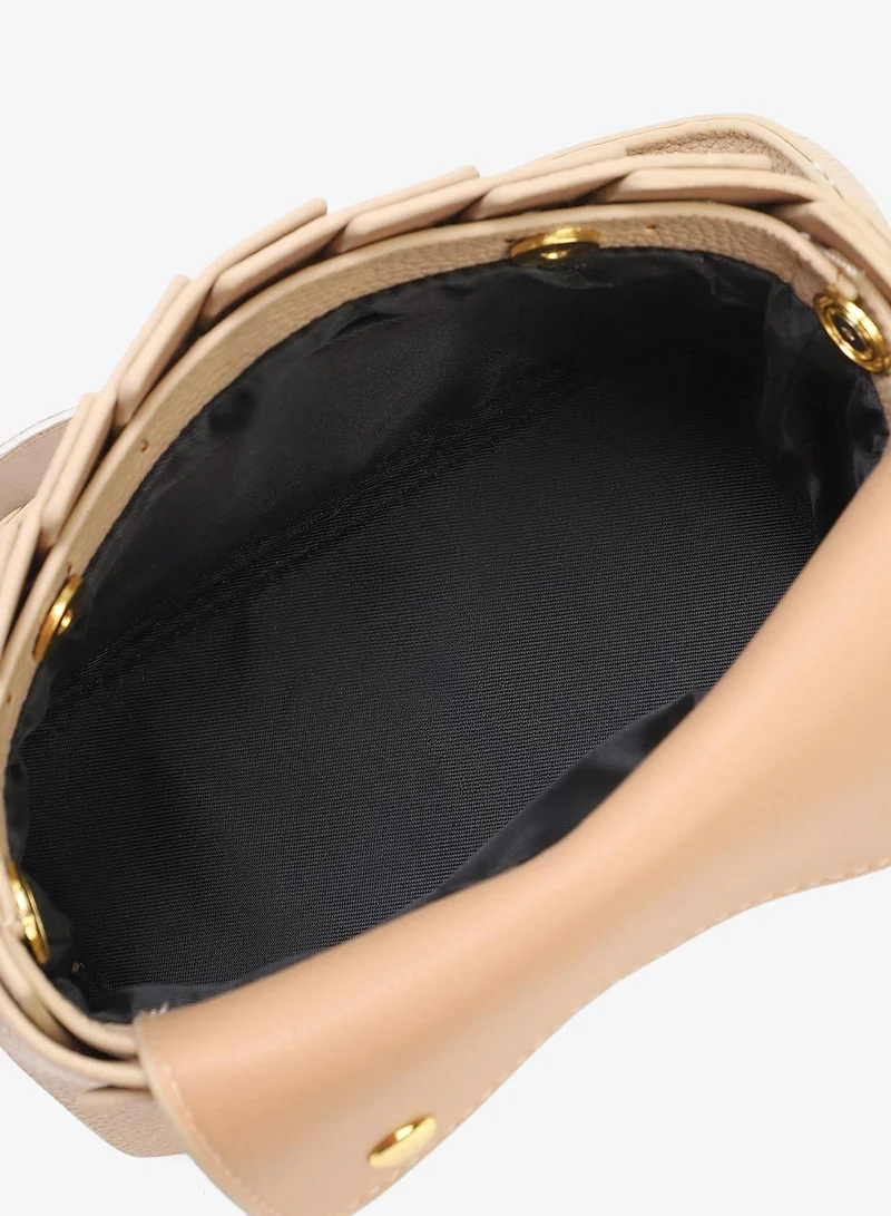 Haute Sauce  Solid Zip Lock Regular Vegan Leather Hand Bag For Women for Women | Best Price UAE