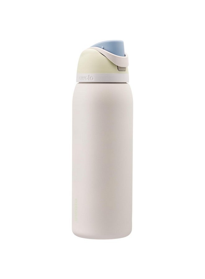 Owala Owala FreeSip Insulated Stainless Steel Water Bottle with Straw for Sports, Travel, and School BPA-Free Sports Water Bottle, 40 oz, Iced Breeze  - Image 1