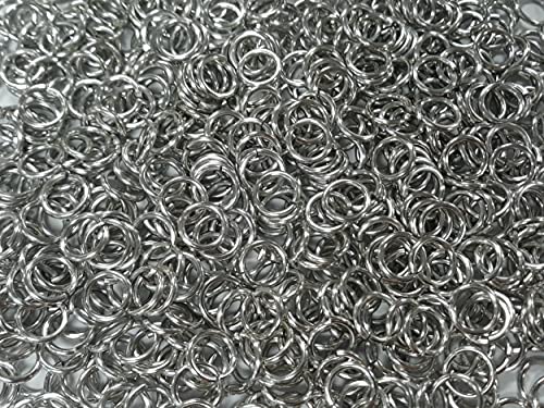 Chainmail Joe 1 Pound Bright Aluminum Chainmail Jump Rings 14G 38 ID 1450 Rings 