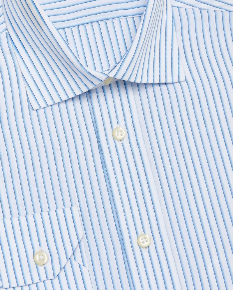 Camicissima LONG SLEEVE FITTED STRIPED POPLIN SHIRT