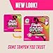 Playtex Sport Odor Shield Tampons Regular Absorbency Unscented 32ct Regular Tampons for Women Feminine Care Playtex Tampon with 360 Leak Defense and Odor Control - Image 4