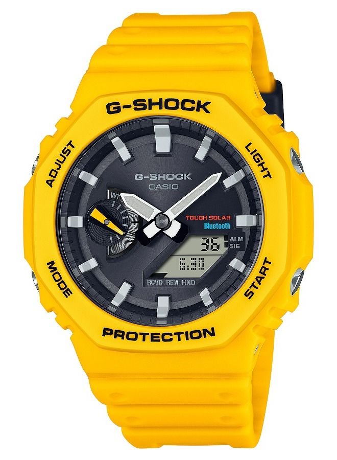G-SHOCK Men Watch G-Shock Smartphone Link Digital Analog Black Dial Resin Band GA-B2100C-9ADR.  - Image 1