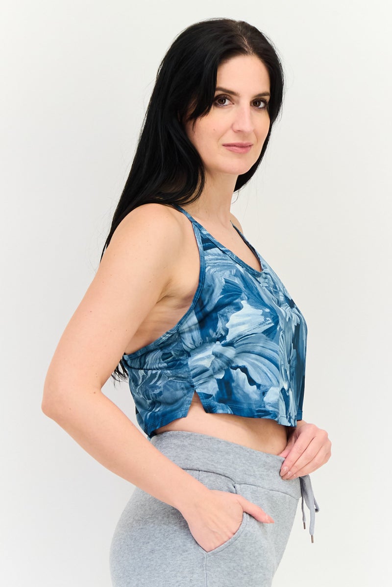 Nike Women Dri Fit Sleeveless Running Tank Top, Multicolor - Image 2