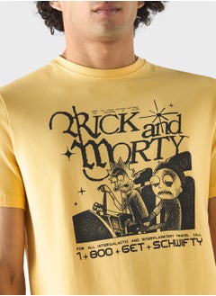 SP Characters Printed Crew Neck T-Shirt  - Image 3