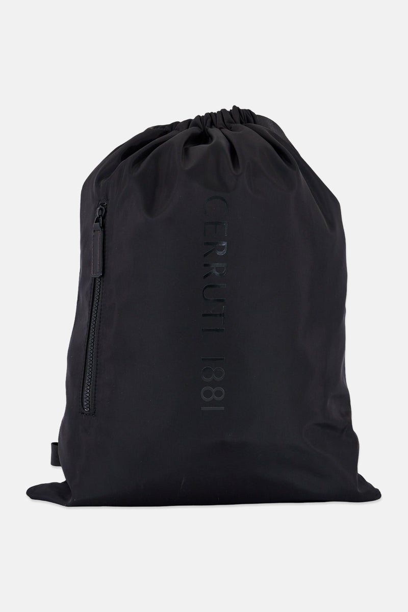 CERRUTI 1881 Men Brand Logo Backpack, Black  - Image 1