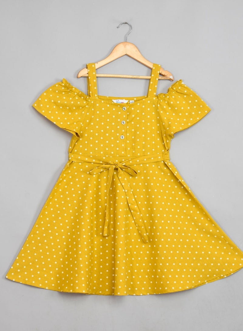 babyqlo Polka Dot Midi Dress  - Image 4