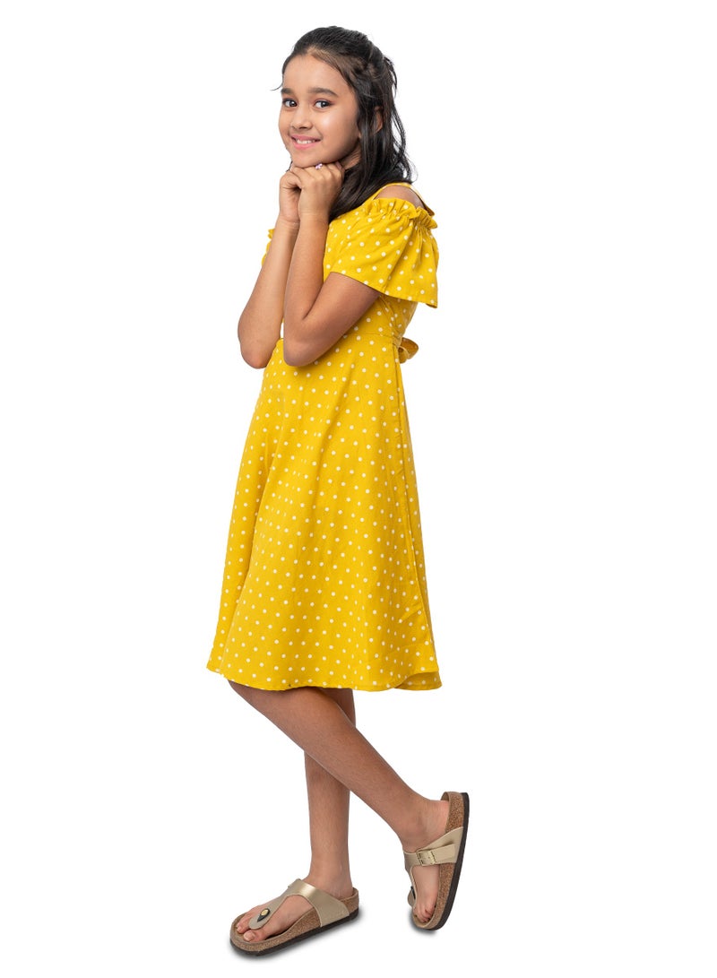 babyqlo Polka Dot Midi Dress  - Image 3