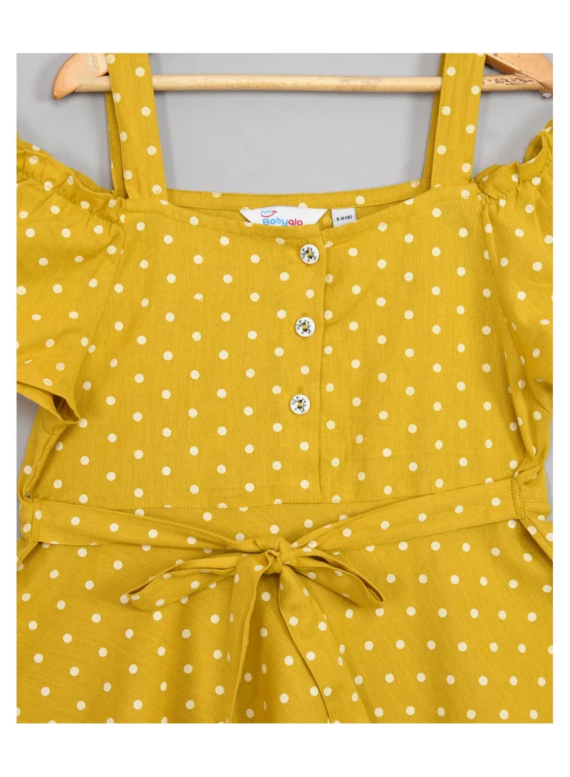 babyqlo Polka Dot Midi Dress