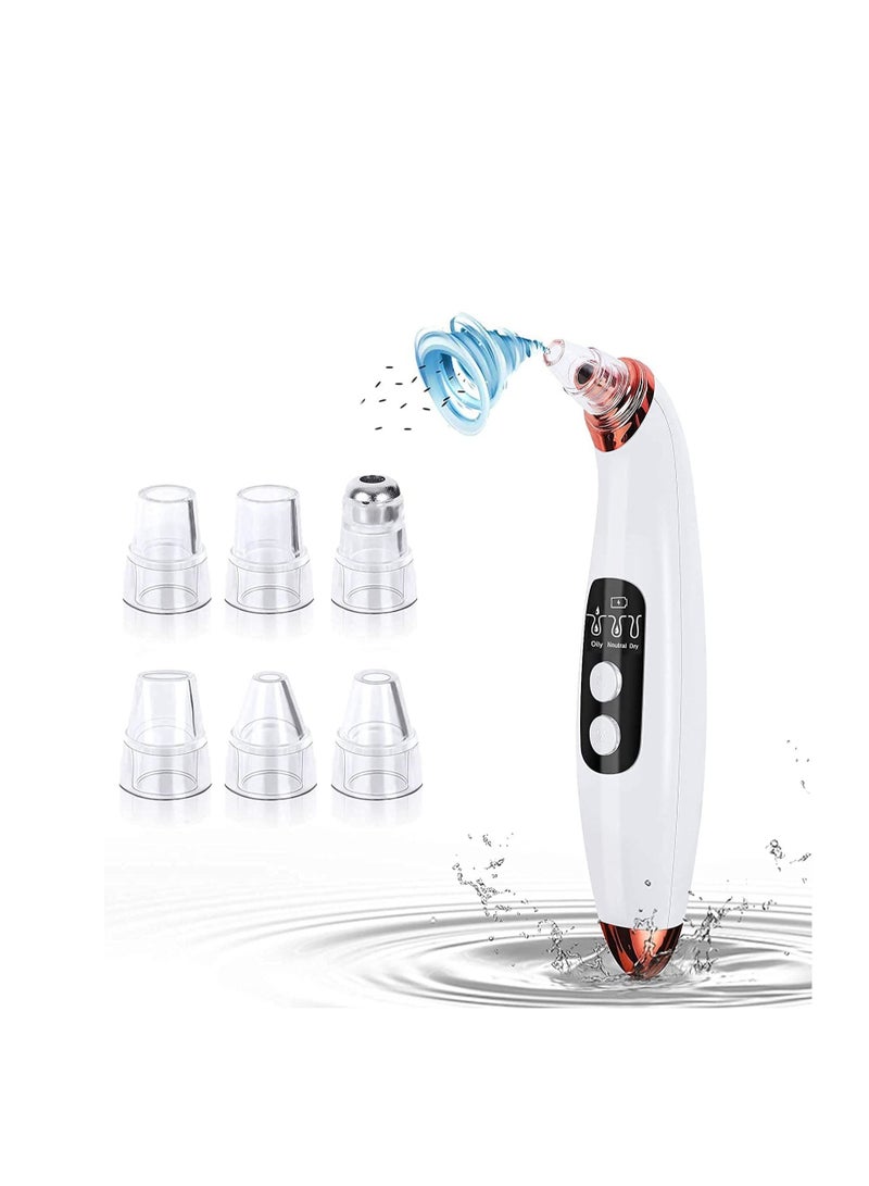 LY Electric Blackhead Remover,Vacuum Pore Cleaner, Rechargeable Electric Beauty Vacuum Blackhead Cleaning Removal Tool for Women Men Facial Skin - Image 3
