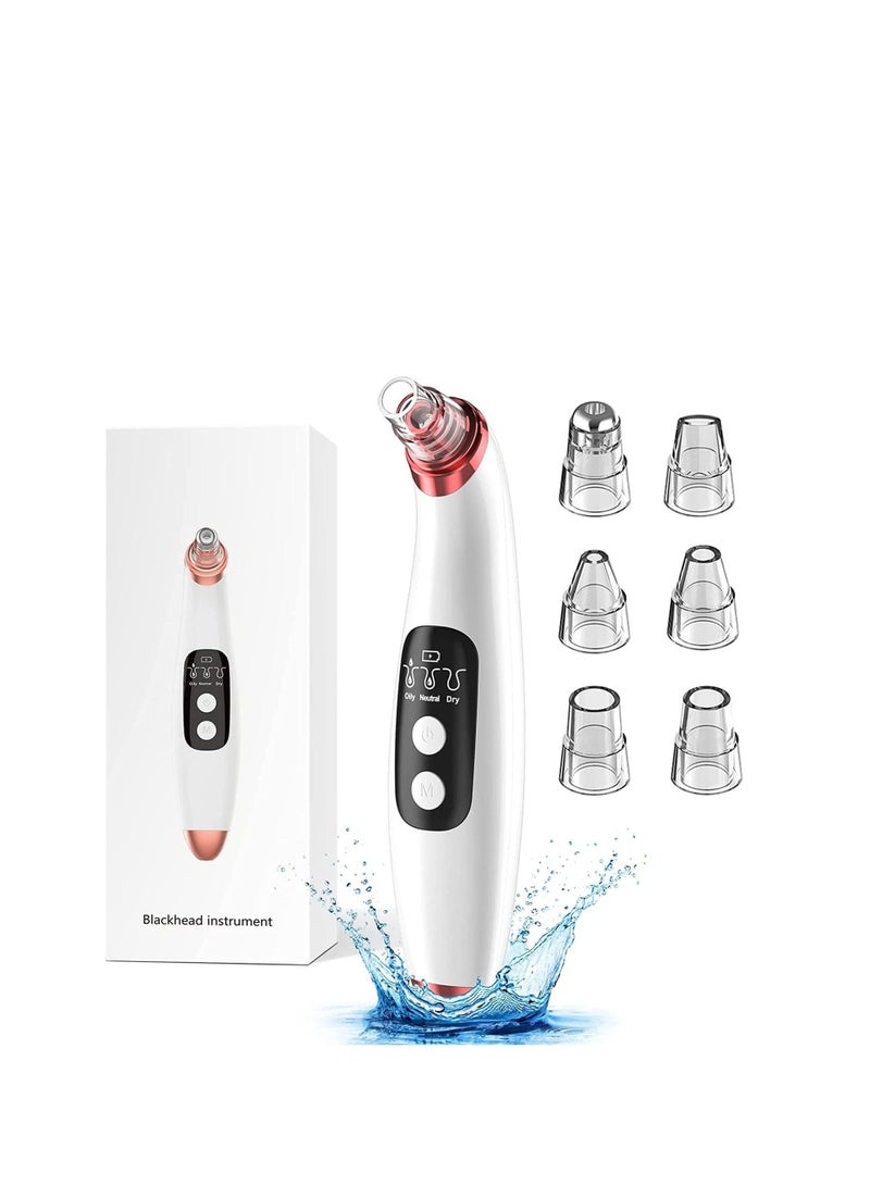 LY Electric Blackhead Remover,Vacuum Pore Cleaner, Rechargeable Electric Beauty Vacuum Blackhead Cleaning Removal Tool for Women Men Facial Skin - Image 1