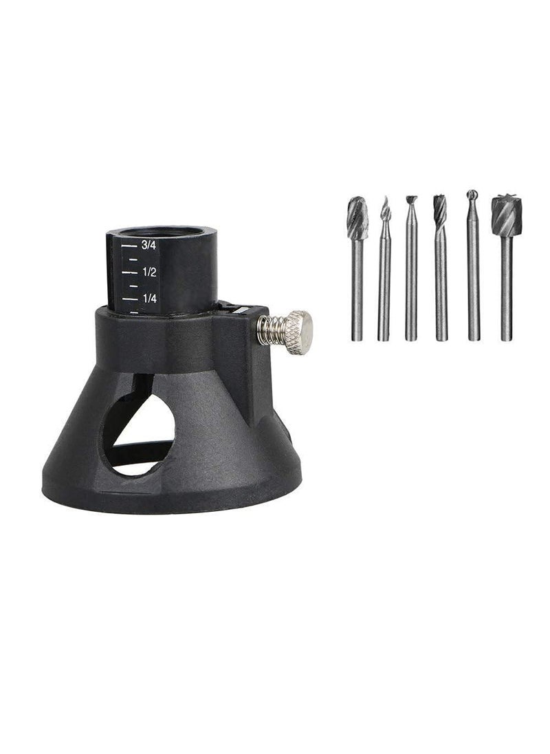 DIY Crafts Diy Crafts 11226 India 999 Hss Routing Router Bits Burr With Drill Carving Rotary Locator Set for Dremel Rotary Tool Multicolor 6 Piece  - Image 2