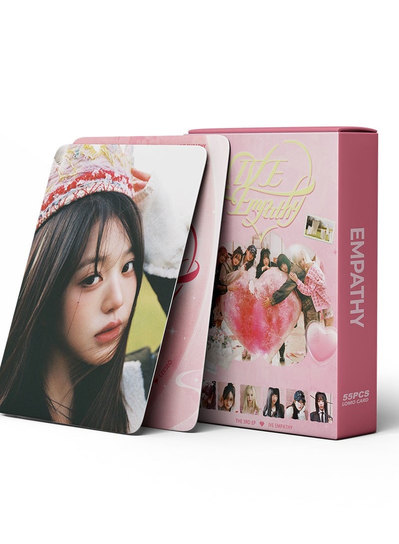 NIBEMINENT 55 Pcs Kpop IVE IVE EMPATHY Lomo Cards Card For Fans Collection Gifts - Image 3