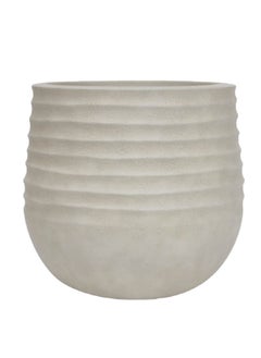 serene Bellan UV Resistant High Quality Planter Sand Beige 30 x 27.5 x 27.5 cm GL8603C.15 