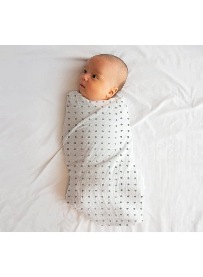 Rajlinen 100% Muslin Swaddle Blankets,Baby Swaddling Blankets for New Born, Baby Receiving Blankets Unisex, Soft, Warm and Cosy Baby Blankets Pack of 4, Size 47 x 47 inches,Gift for New Mom Lovely Reverie - Image 4