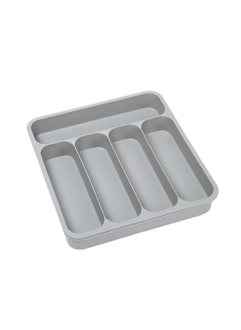 Generic Expandable Adjustable Cutlery Drawer Organizer, Utensil Kinfe Trayanna, Silverware and Flatware Holder, Closet Cutlery Tray for Spoons Forks Knives  - Image 5