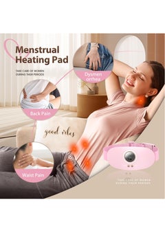 KASTWAVE Portable Cordless Heating Pad, Heating Pad for Cramps Pain Relief with 5 Heat Levels and 7 Massage Modes, Menstrual Heating Back or Belly Heating Pad, Ideal Gifts for Women, Girls  - Image 4