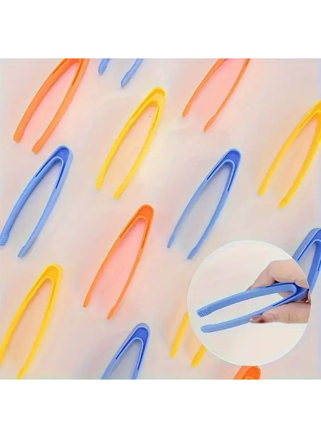 3 Pcs Random Color Durable Plastic Clips Bird Beak Tweezers Grip Learning Aids Plant Insect Research Tool First Aid Kit Tweezers - Image 5