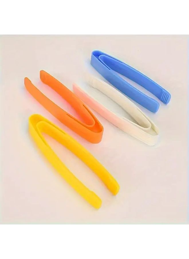 3 Pcs Random Color Durable Plastic Clips Bird Beak Tweezers Grip Learning Aids Plant Insect Research Tool First Aid Kit Tweezers - Image 2