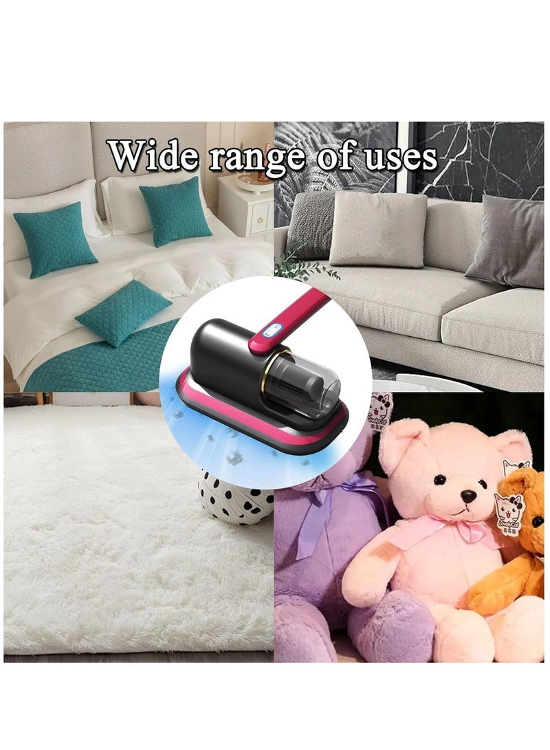 Bed Vacuum Cleaner Upgraded Cordless UV Vacuum Cleaner, Handheld deep Mattress Vacuum Cleaner, Effectively Cleans Bedding, Sofas, Carpets and Other Fabric Surfaces - Image 5