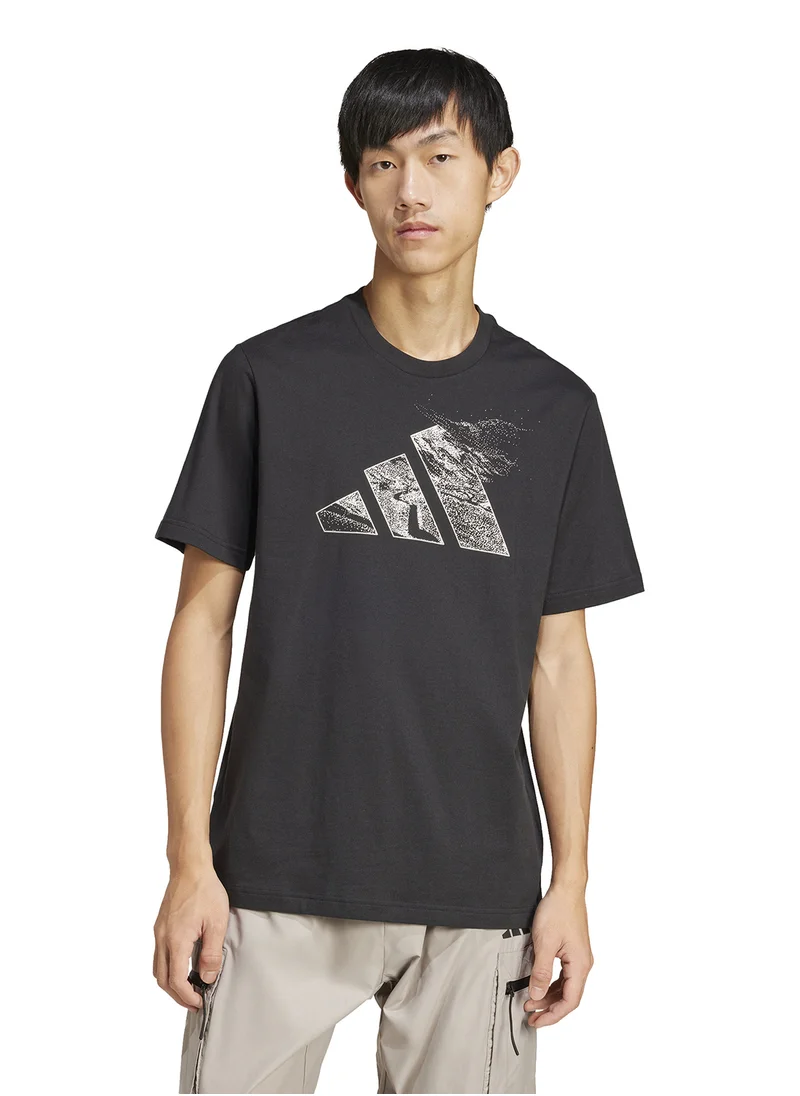 Adidas City Escape Logo Graphic T-Shirt