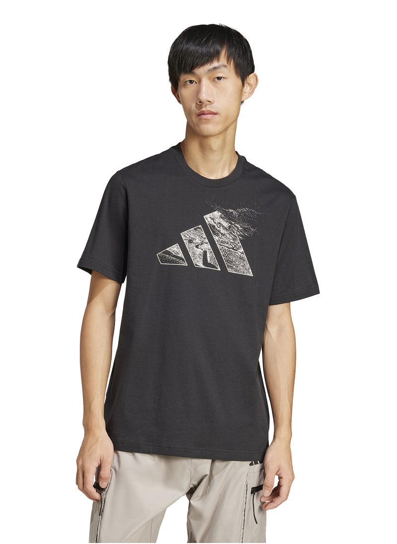 Adidas - City Escape Logo Graphic T-Shirt - Image 1