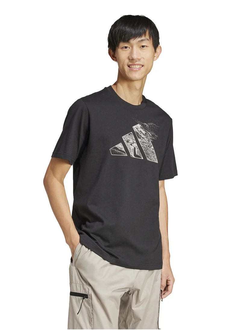 Adidas City Escape Logo Graphic T-Shirt