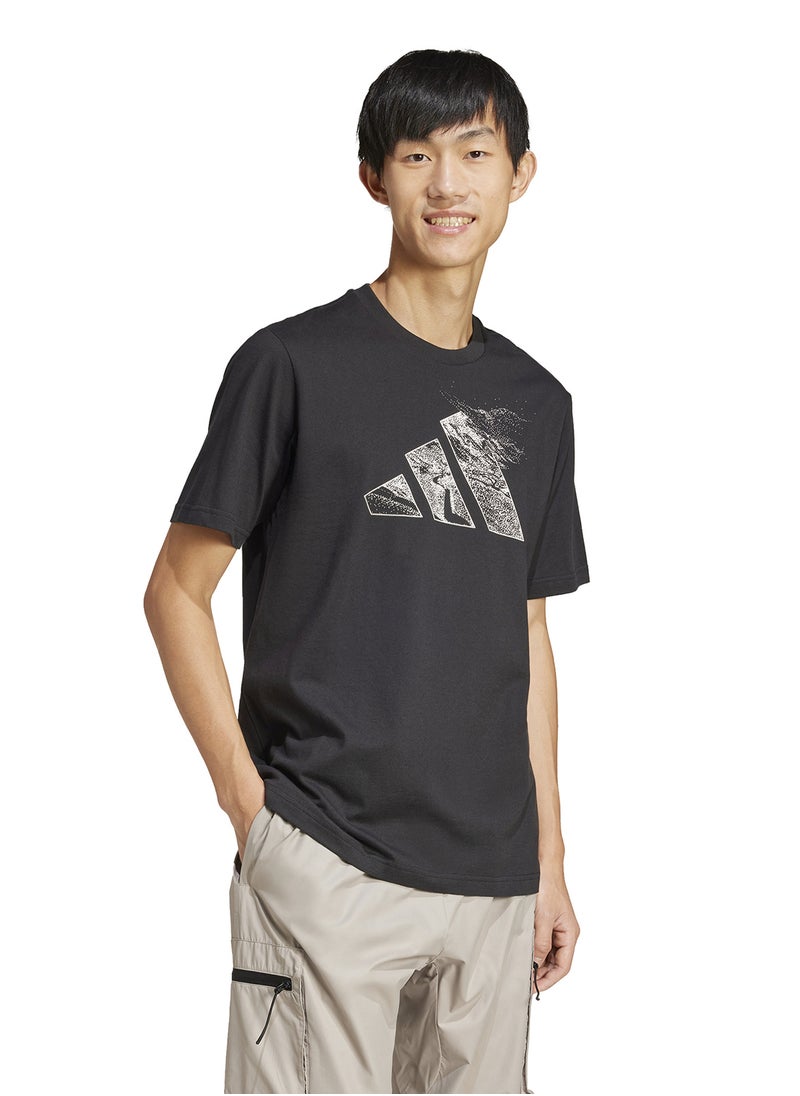 Adidas - City Escape Logo Graphic T-Shirt - Image 1