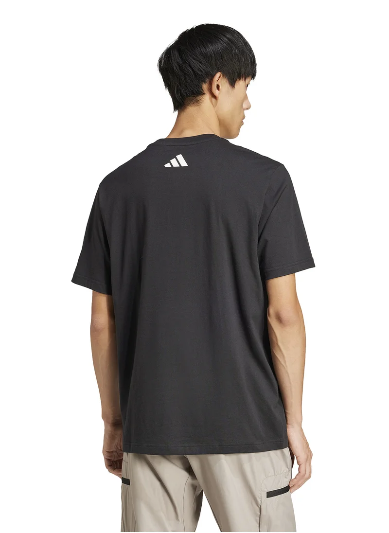 Adidas City Escape Logo Graphic T-Shirt