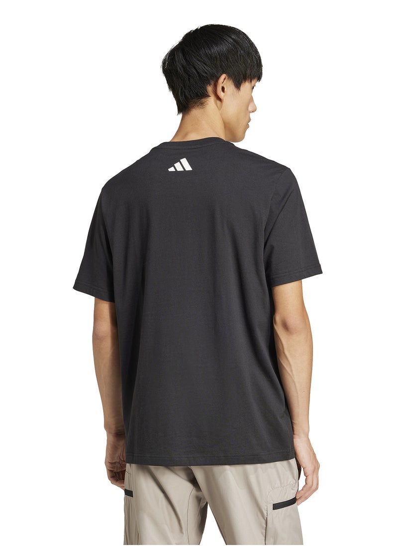Adidas - City Escape Logo Graphic T-Shirt - Image 1