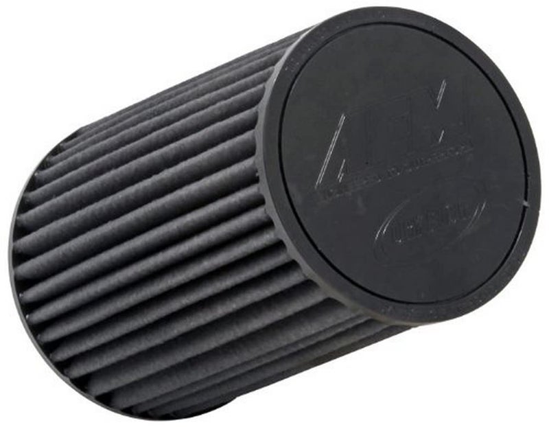 AEM 21-2049BF Universal DryFlow Clamp-On Air Filter: Round Tapered; 3.5 in (89 mm) Flange ID; 8.938 in (227 mm) Height; 6 in (152 mm) Base; 5.125 in (130 mm) Top - Image 1