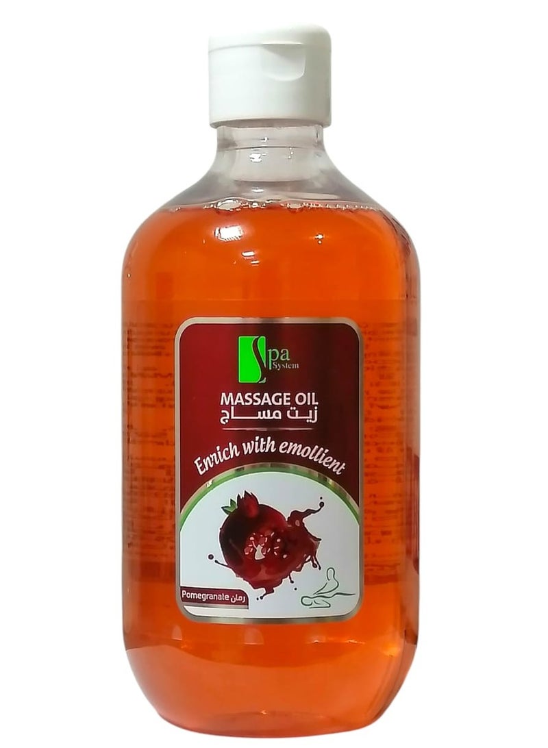 سبا سيستم زيت تدليك الرمان - 500 مل