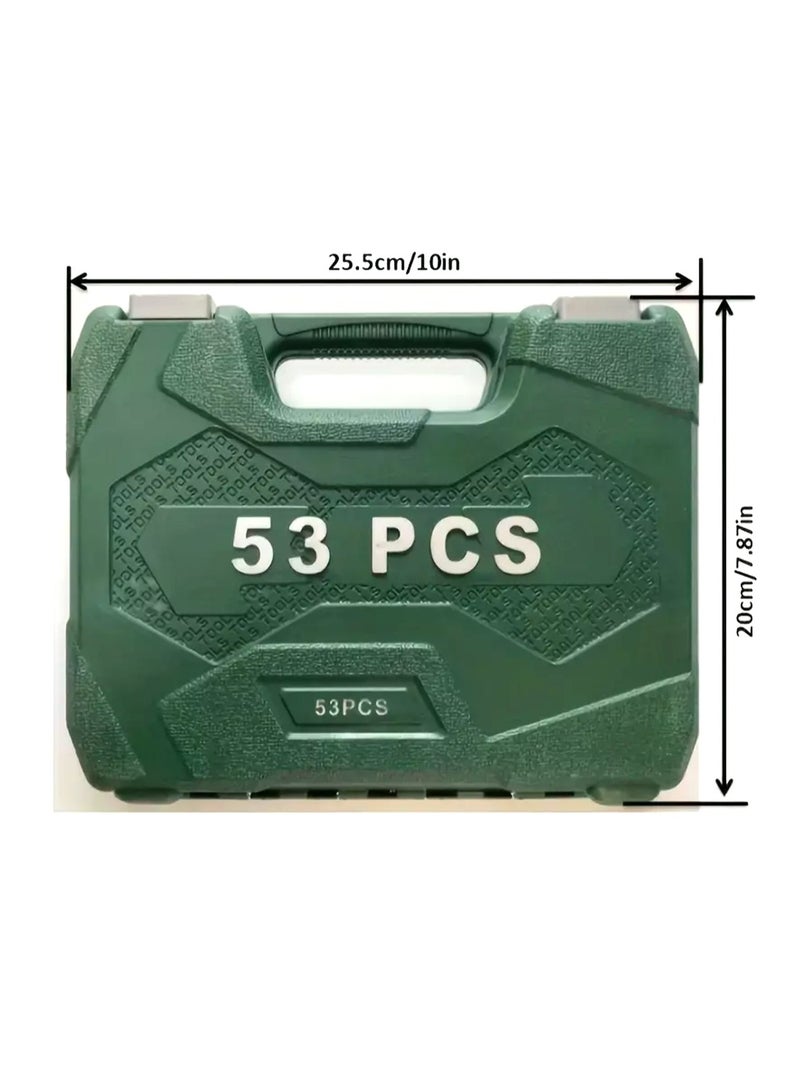 جي جوت 53 قطعة من السيارات الميكانيكية إصلاح السيارات وجع مأخذ عدة جنبا إلى جنب مجموعة الأجهزة - Image 2