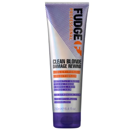 Fudge Clean Blonde Damage Rewind Violet-Toning Conditioner 8.4 Ounce - Image 1