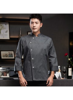 NIBEMINENT High End  Men Women Chef Jacket  Cook Shirt Bakery Restaurant Waiter Uniform Top Waitress Uniform Chef Coat  - Image 1