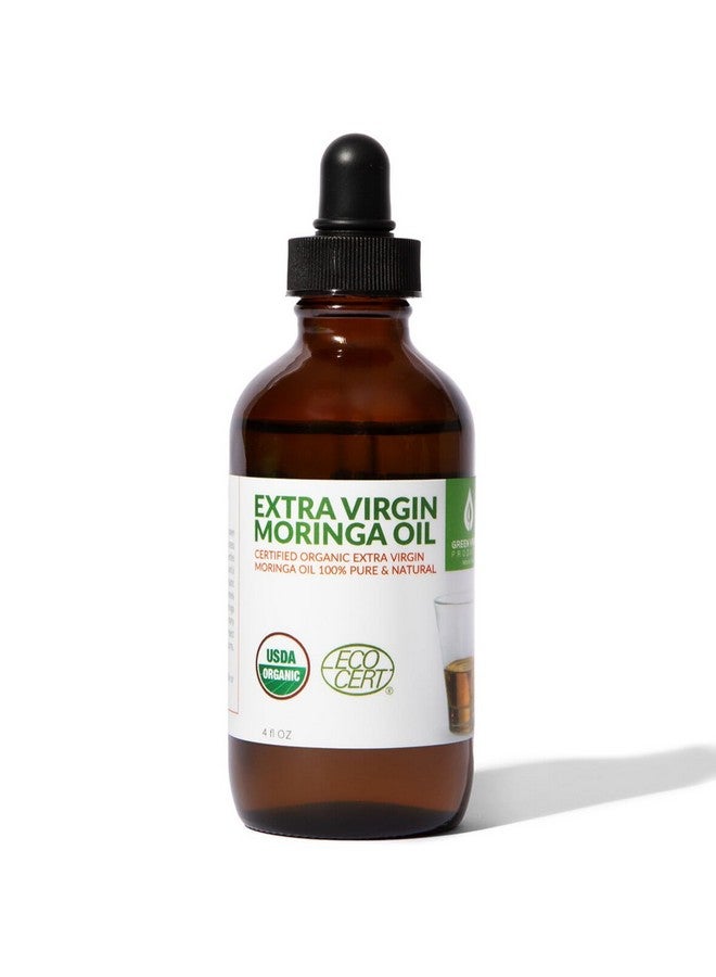 green virgin products Organic Moringa Oil, Cold Pressed, Extra Virgin, 100% Pure, Food Grade - Image 1