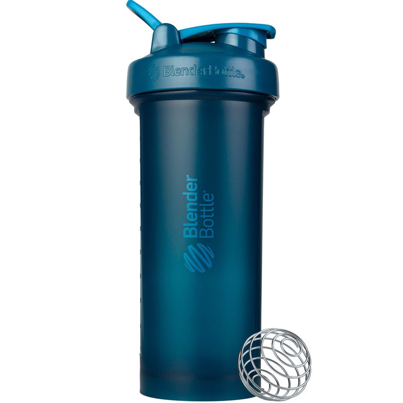 BlenderBottle Classic V2 Shaker Bottle Perfect for Protein Shakes and Pre Workout, 45-Ounce, Ocean Blue - Image 1