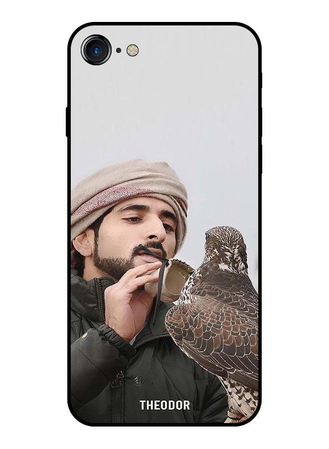 Theodor Protective Case Cover For Apple Iphone SE 2022 Sheikh Hamdan Loving His Eagle - Image 1