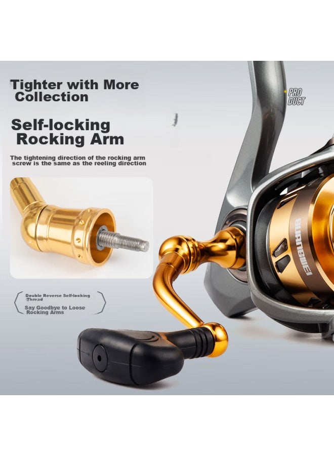 Gw 1000 Model Qinglan Spinning Reel Reel, Micro Line Cup Fishing Reel, Non-gap Long-casting Reel, Rock Fishing Reel, Fishing Tackle - Image 2