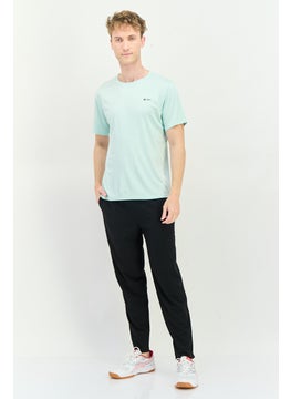 RBX Men Sportswear Fit Short Sleeves Training T-Shirt, Clearly Aqua  - Image 2