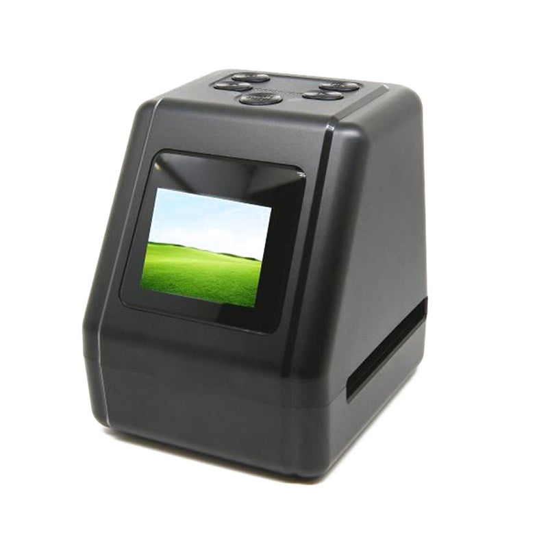 Portable Handheld Film Scanner: Black 2.0 Inch IPS Screen Fast Film Digitizer - 11 Language Support 512GB Memory Card Compatible Film Scanner for Old 135 126 110 8mm Film Conversion - Image 1