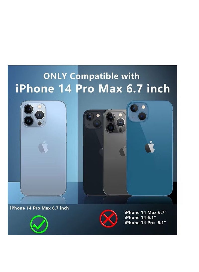 IAF iPhone 14 Pro Max Case 6.7 inch, Anti-Yellowing , Drop Protection with Bumper Shockproof Protective Cover Slim Thin Phone Case iPhone 14 Pro Max Crystal Clear - Image 2